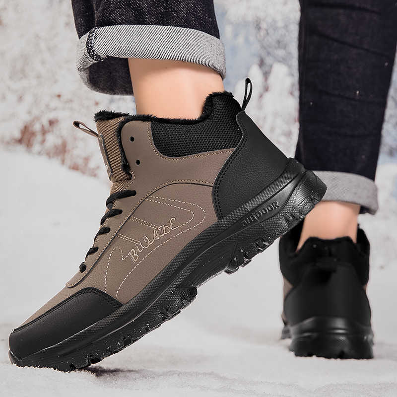 Fashion Warmed Normal Leather Womens White Shoes Boots Hiking And Trekking Shoes Hiking Shoes Woman Sneakers Sports Novelties