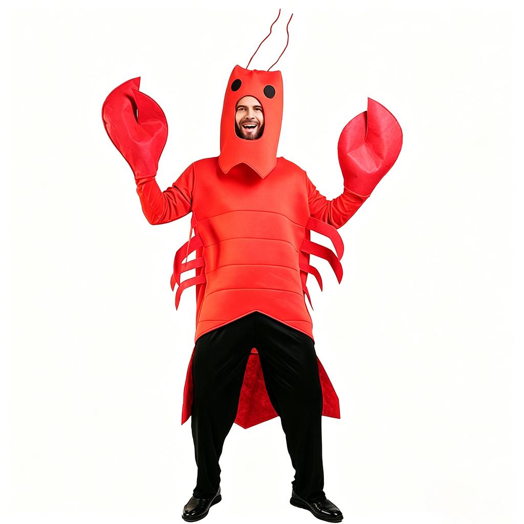 Stejné oblečení pro panenky pro muže a ženy Cosplay Homár Vše v jednom oblek