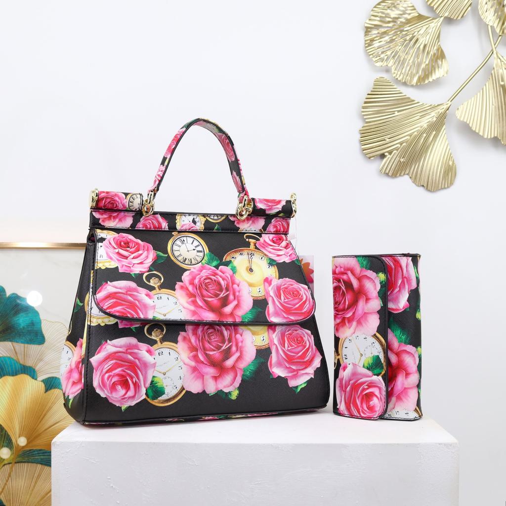 Printed Women'S Bag Light Luxury Bag Ladieshandbag Design Bucket