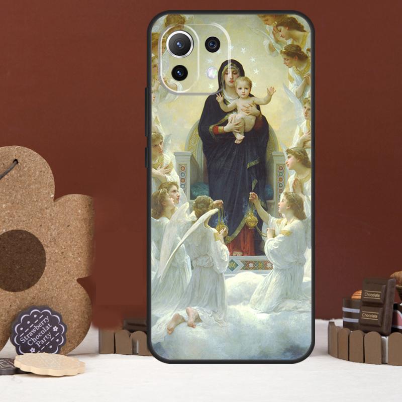 

Virgin Mary Hope Religious Art Case For Xiaomi 15 Ultra 14 15T 13T 14T 17 Pro Max POCO F8 Ultra X7 X5 X6 F5 F6 F7 Pro Cover Xiaomi 17 Ultra