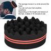 Barber Tool Big Holes Hair Sponge Brush Double-Sided Professional Sponge Brush Easy to Use Durable Afro Coil Comb Home Use