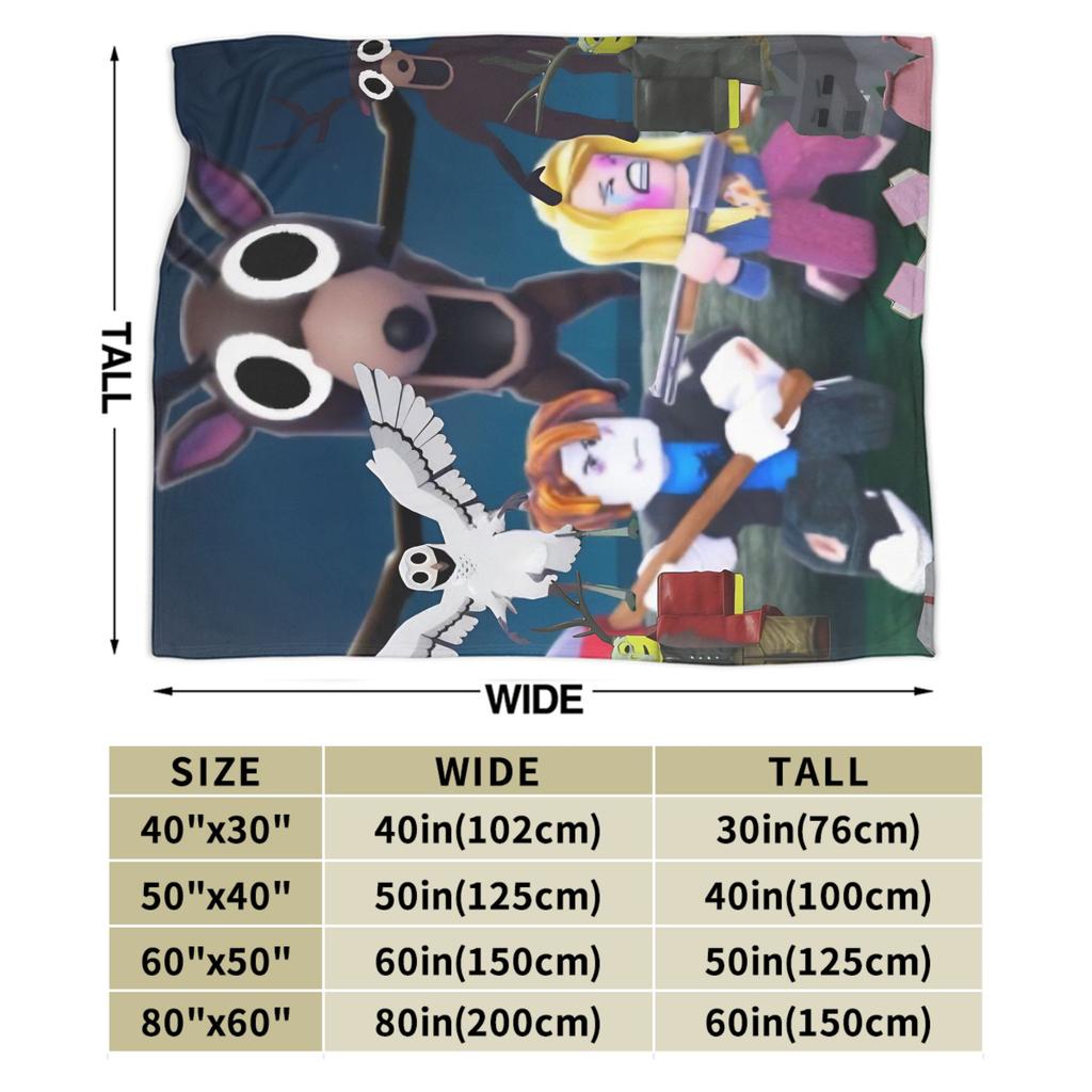 99 Nights in The Forest  Blanket  Warm Comfortable Plush Bedding Throws For Home Decor Travel Office Flannel Bedspread Bed Cover