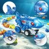 Simulation Model Animal Remote Control Toy Tyrannosaurus Rex Truck Eaten Cars  Festival Gifts