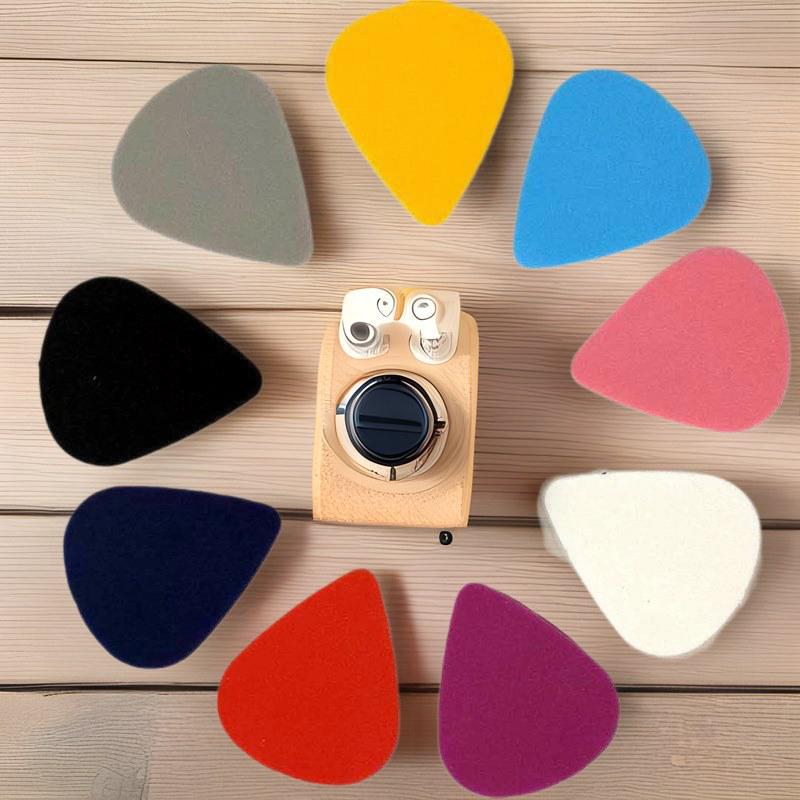 Matte Picks 0.50mm Plectrum for Folk Acoustic Guitar, ABS Guitar Accessory. ABS 0.75 Matte Pick