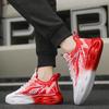 Herren Modische Atmungsaktive Schnür-Stoff-Sneaker, Lässige Outdoor Lauf-Walking-Schuhe, Leichte Herrenschuhe