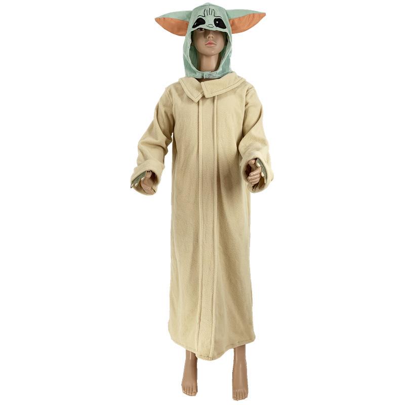 Star Wars Mandalorian Baby Yoda Children’s Cosplay Costume Medium разноцветный
