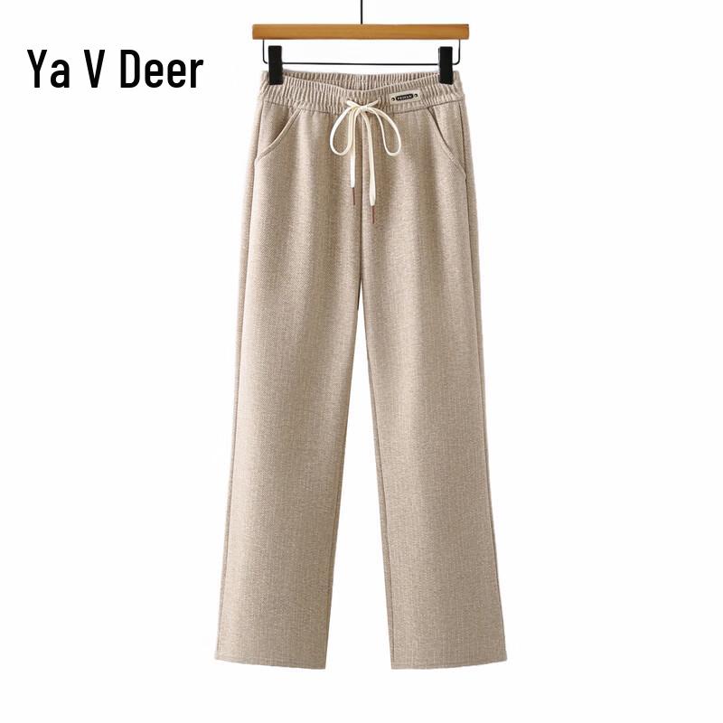 

Yalu Women s Casual High-Waist Straight-Leg Pants 5XL