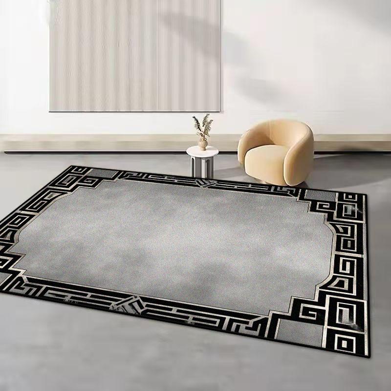 Retro Style Washable Carpets for Living Room Bedroom Rug Ins Soft Fluffy Bedside Rugs Short Plush Large Area Mats Lounge Office