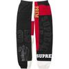 Patchwork Sweatpant Black