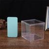 4Pcs Durable Candy Box Multiple Uses PS Transparent Cube Compact Portable Lid Case Organizer Container for Wedding