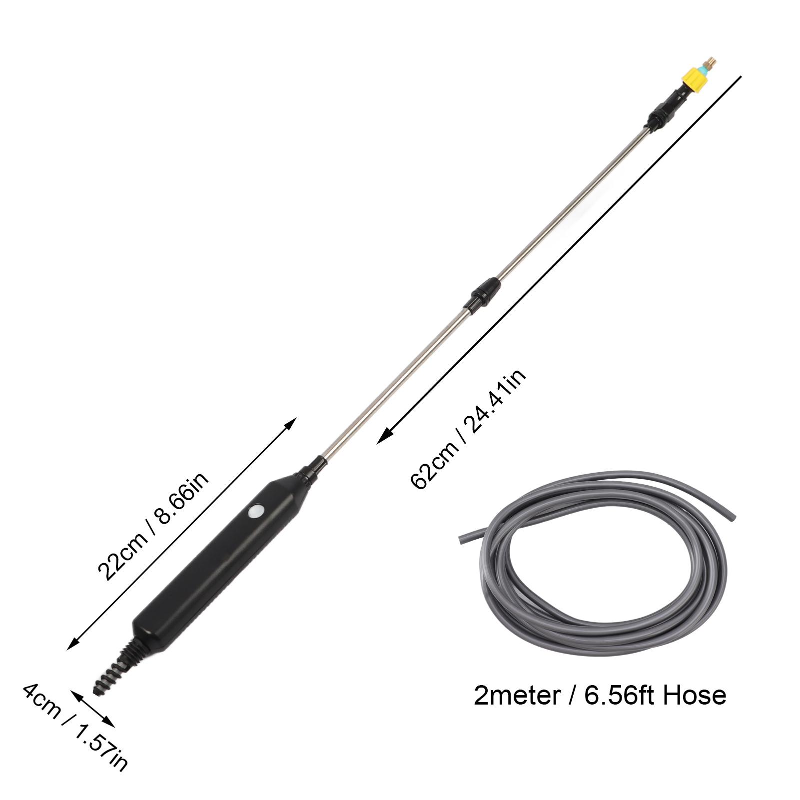 

Electric Sprayer Adjustable Nozzle Battery Powered Watering Wand Auto Pumping Sprayer with Telescopic Rod for Garden Plant