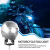 Motorcycle Fog Lights Waterproof LED Spotlight Helmet Shaped Double Color Flash LED Fog Lights For Road Touring Outdoor