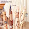 6pcs Cute Capybara Gel Pens Set Kawaii Aesthetic Stationery Gift Quickly-Drying Blue Ink Erasable Pens Office School Supplies