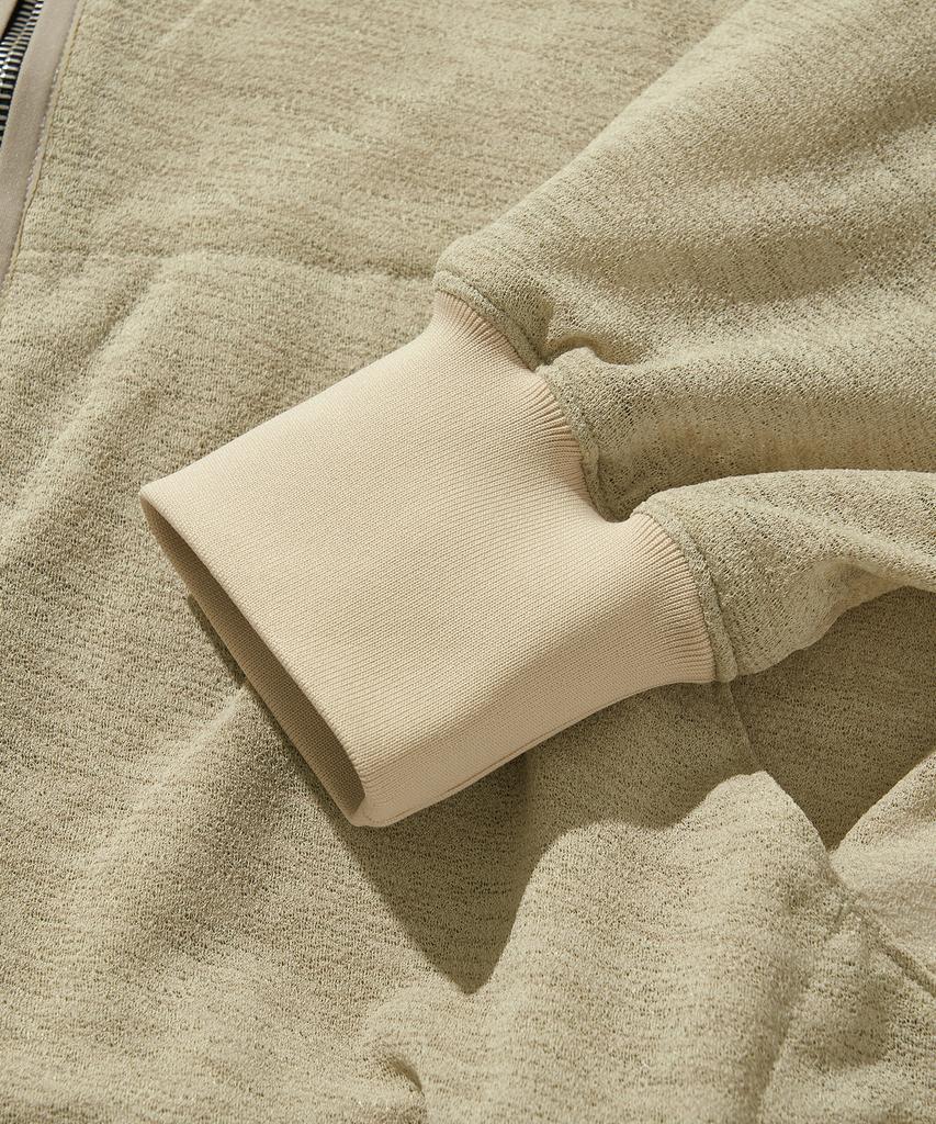 Libere Grz Type-St Zip-Up Hoodie/Beige