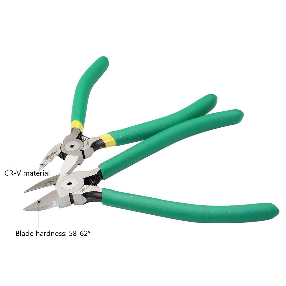 CR-V Plastic Pliers 5/6inch Jewelry Electrical Wire Cable Cutters Cutting Side Snips Hand Tools Electrician Tool