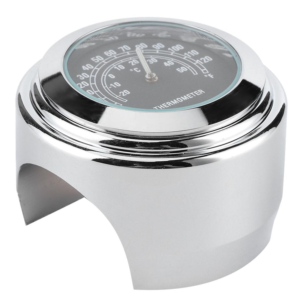 1in 78in Handlebar Mount Thermometer ‑20 Celsius  ‑ 50 Celsius  Measuring Dial Weatherproof for