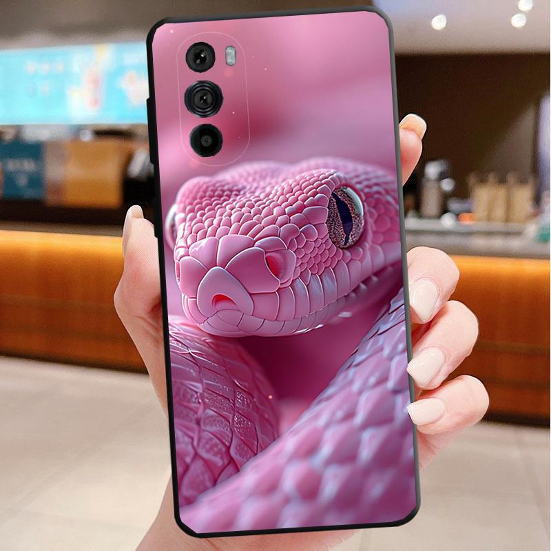 Pink Aesthtic Phone Case For Motorola Edge 50 40 Pro 60 50 40 30 Ultra Neo Fusion Moto G Play G Stylus G Power G