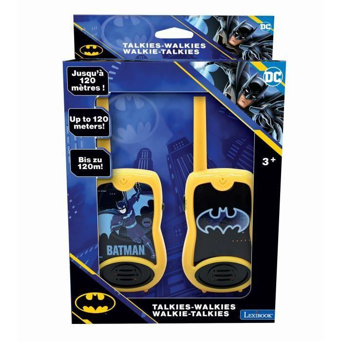 Talkies-walkies batman - lexibook - portée 200m - enfant - garantie 2 ans
