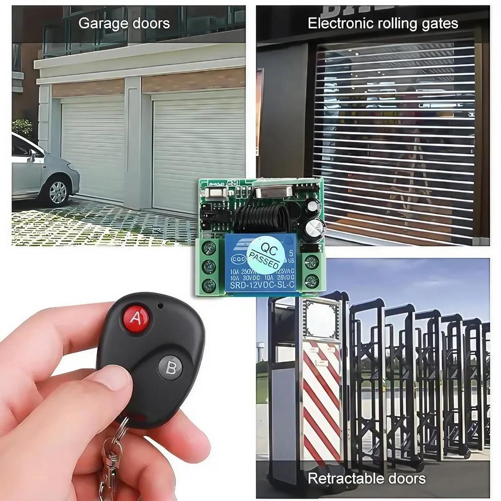 12V Wireless Remote Control Switch Single Channel for LED Lighting Electric Locks Home Automation