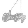 Oh Baby Neonschild Acryl USB-betrieben Wanddeko Neonlicht für Bar Hochzeit Feiertagsparty Geburtstag