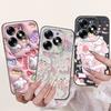 For Tecno Spark Go 2024 Case Tecno Spark 20c 20 Pop 8 Funda Aesthetic Cartoon Panda Rabbit Camera Protection Matte Soft Cover