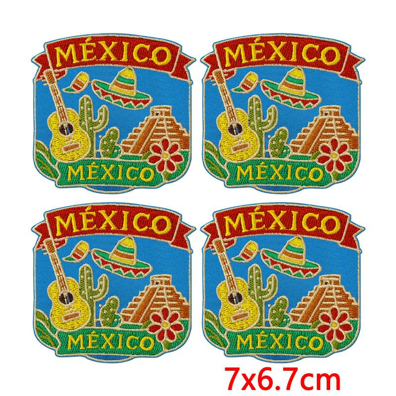 10Pcs USA Independence Day Embroidery Patches, Flag Eagle Bow Iron On Patches for Clothing Backpack Jeans DIY