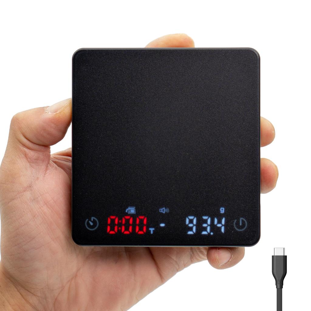 MiiCoffee Nano Coffee Scale with Timer, Espresso Scale with Automatic Tare, Touch Sensor, Silicone Cover