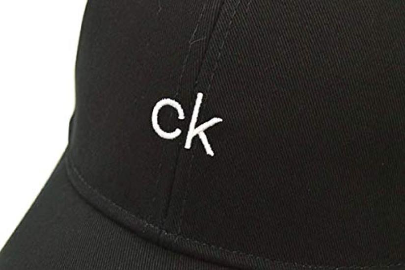 Calvin Klein CK CENTER CAP K50K506087 BAX Black Baseball Cap