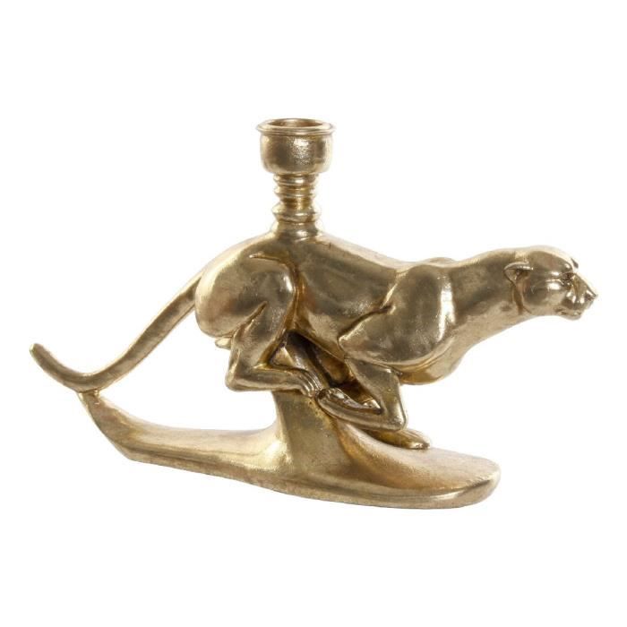 Chandelier - DKD Home Decor - Léopard - Résine - 25 x 6 x 14 cm - Doré