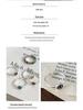 Yinruitai S925 Sterling Silver Rainbow Cartoon Smile Ring - Women's 2022 Trendy Niche Design