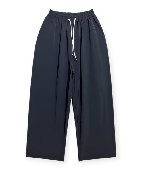 Bonseullipi Soft Nylon Wide Pants (Black)