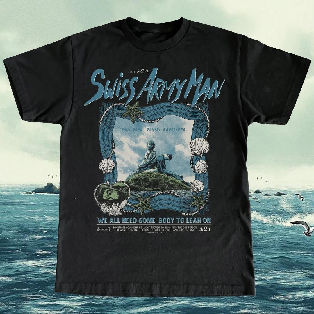 Retro SWISS ARMY MAN Tee Unisex Short Sleeve Shirt S-5XL S