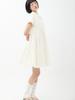 Es Mier Pleated Dress (Ivory)