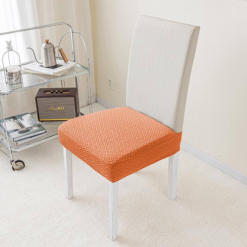 

Жаккардовий чохол на стілець для чотирьох сезонів, універсальний нековзний роздільний чохол на стілець для домашньої їдальні, еластичний чохол на табурет 38 * 45cm