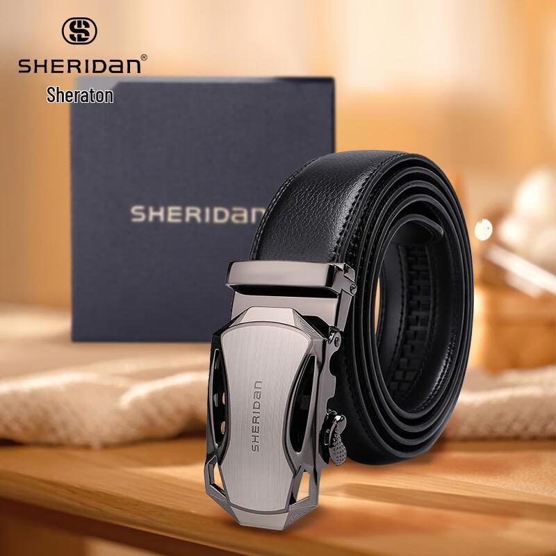 SHERIDAN Men s Automatic Buckle Leather Belt
