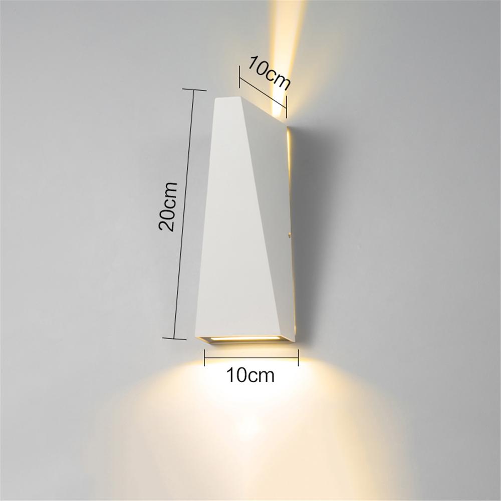 

6 Вт 10 Вт светодиодный водонепроницаемый настенный светильник крыльцо садовый светильник алюминиевый бра проход коридор внутренние настенные светильники уличный водонепроницаемый настенный светильник 6W&Cold white