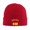 España Flag Knitted Hat For Men Women Knit Hats Winter Beanies Skull Cap Unisex Black Soft Warm Winter Hat Print Beanie Hat