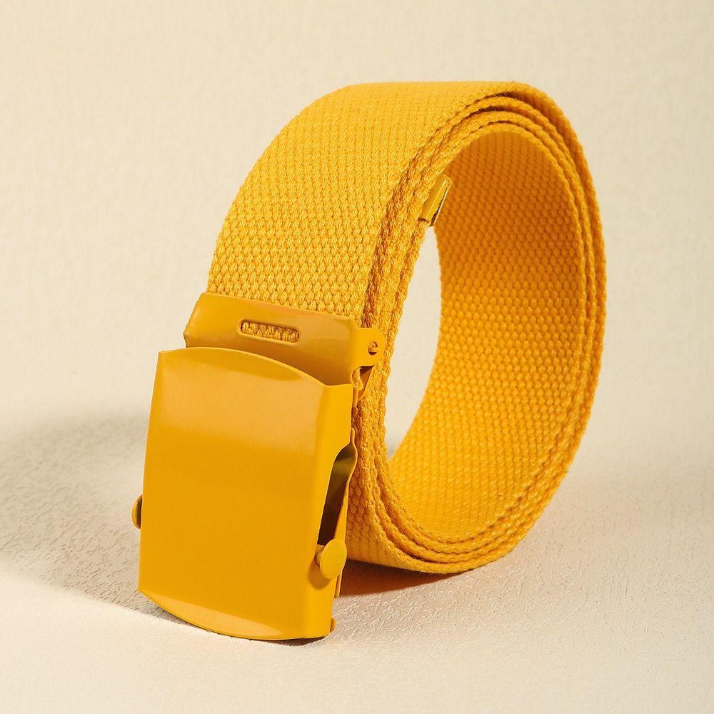 Wide Side Man's Waist Belt Canvas Jeans Decoration Elegant Women Nylon Belt  Party