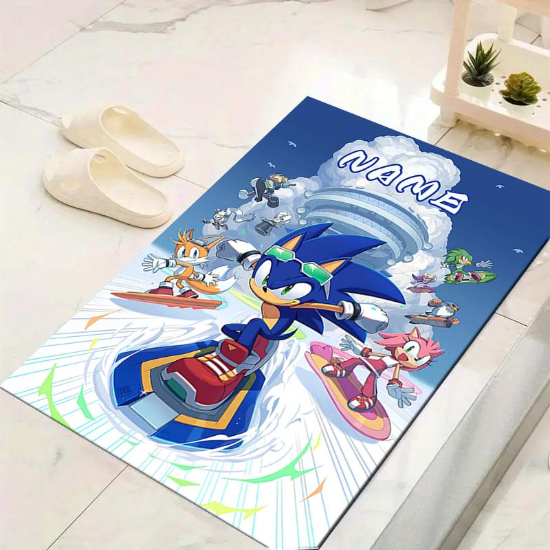 Custom 1Pc Sonic Adventure Through Dreams Rug Office Carpet Indoor Outdoor Entrance Doormat Nonslip Soft And Comfortable Living Room D2915337