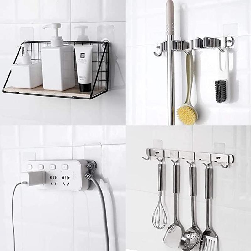 5/10 ks Šrouby zdarma Samolepící závěsné háčky Křížový steh pro malování Fotorámeček Bez díry Víceúčelové pevné nástěnné háčky