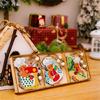Artistic Wood Gingerbreads Man Ornament Delicate Wood Gingerbreads Man Hanging Ornament Charm For Family Holiday Fun