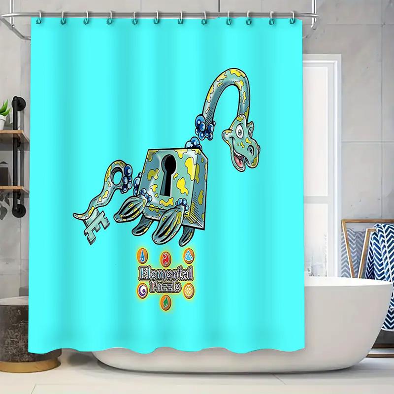

Bathroom Shower Curtain Vintage Floral Pattern Waterproof Fabric Decor Farmhouse Rustic Home Hotel Spa Liner 90x180cm