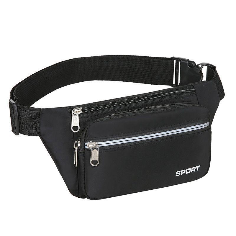 Unisex Waterproof Waist Bag: Multifunctional, Large Capacity, Durable for Casual, Work, Sports, or Travel; Mobile Phone and Wallet Holder.