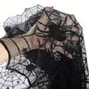 Lightweight Halloween Decoration Portable Spider Web Tablecloth Black Tablecloth  Event Decoration