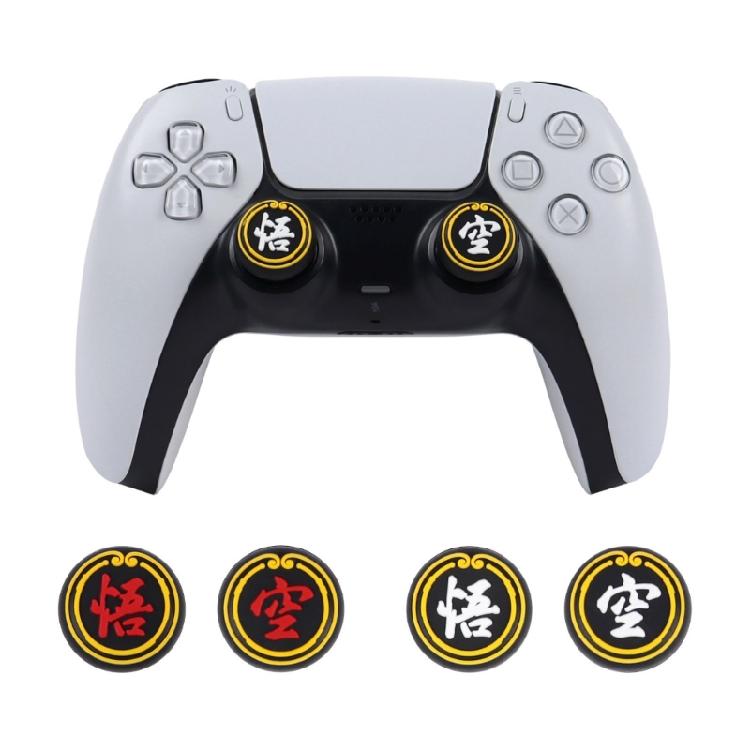 Joystick Cover Printed Chinese Characters Thumbstick Caps Soft Thumb Grip Protector Thumb Stick Caps Cover