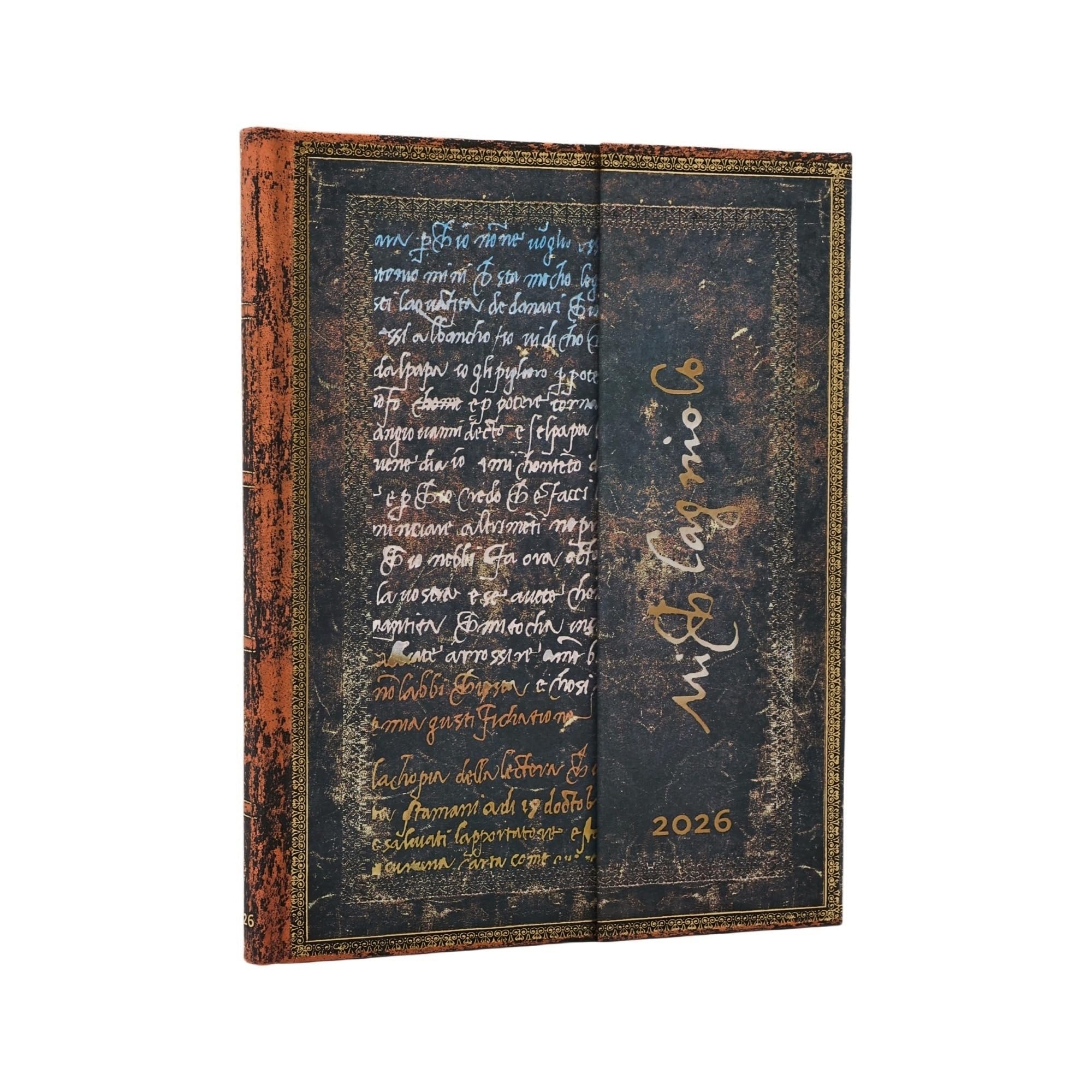 Paperblanks 2026 Diary English Edition Hardcover Michelangelo, Handwriting Ultra DE0801-0