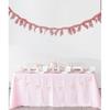 Pink Velvet Bow Garland Hanging Party Decortions, Vintage Bow Garland Girls Birthday Table Decorations, Bridal Shower, Bachelorette Party Decor,