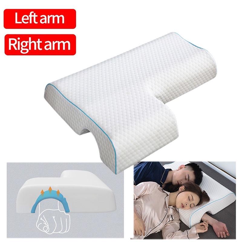 Comfortable Memory Foam Couple Pillow For Adults Non-pressure Hand Arm Support Neck Protection And Sound Sleep M Size