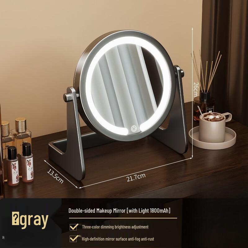 

Oeny Вращающееся настольное светодиодное зеркало для макияжа
