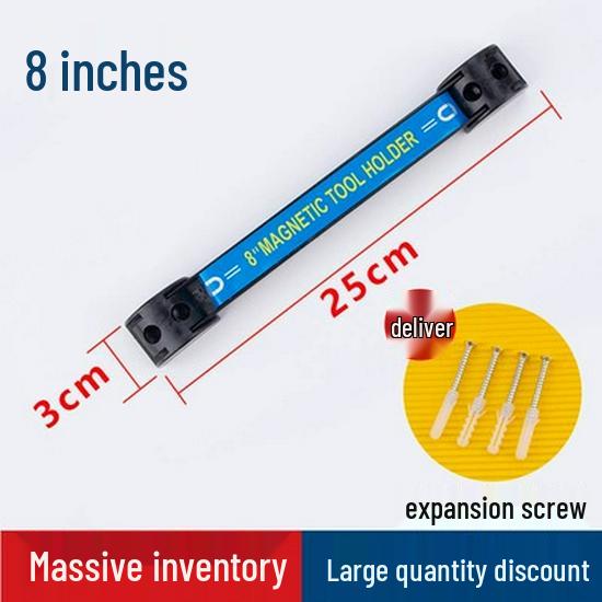 Strong Magnetic Tool Rack for Tool and Hardware Storage